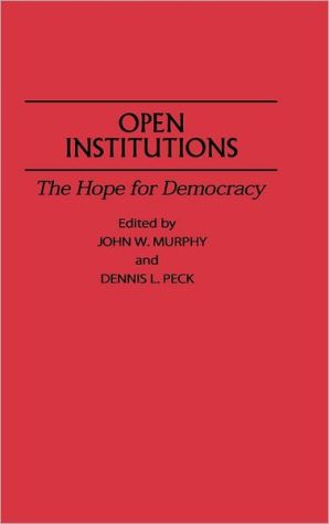 Book Open Institutions: The Hope for Democracy free
