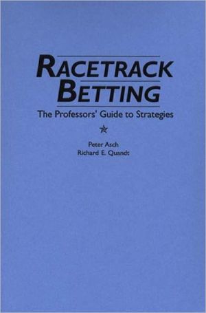 Book Racetrack Betting: The Professor's Guide to Strategies free