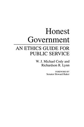 Book Honest Government: An Ethics Guide for Public Service free