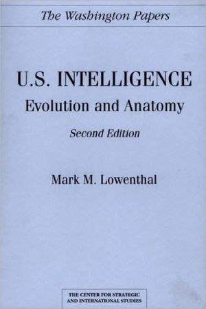 Book U.S. Intelligence: Evolution and Anatomy, 2nd Edition (Washington Papers (Hardcover)) free