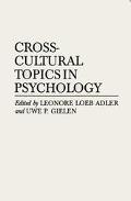 Book Cross-Cultural Topics in Psychology free