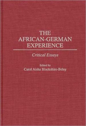 Book The African-German Experience: Critical Essays free