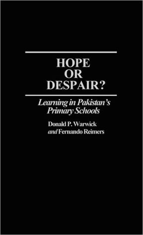 Book Hope or Despair?: Learning in Pakistan's Primary Schools free