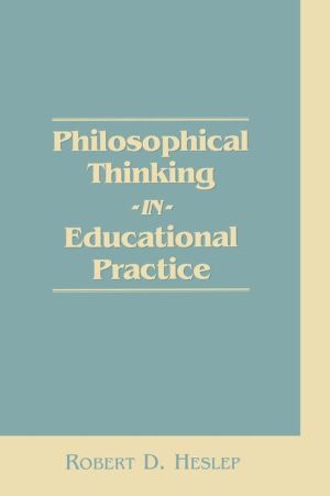 Book Philosophical Thinking in Educational Practice (Religious Studies; 42) free