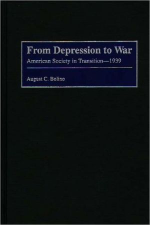 Book From Depression to War: American Society in Transition--1939 free