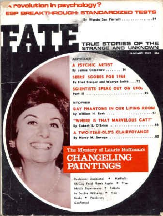 Book Fate Magazine, January 1969 Psychic Artist's Changeling Paintings (volume 22, No. 1) free