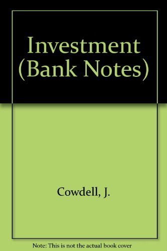 Book Investment (chartered Institute Of Bankers, Stage 2, Banking Diploma) free
