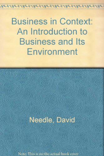 Book Business in Context (Business in Context Series) free
