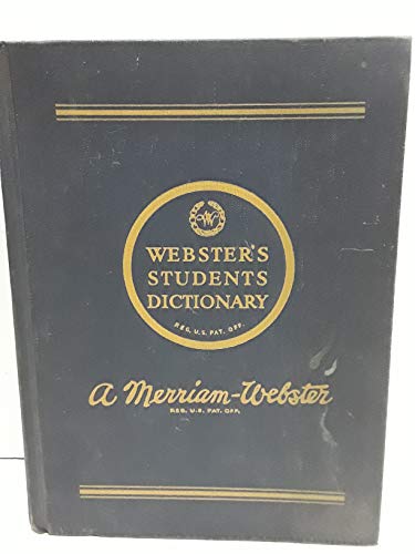 Book Webster's Student Dictionary. free