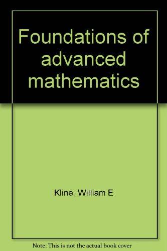 Book Foundations of advanced mathematics free