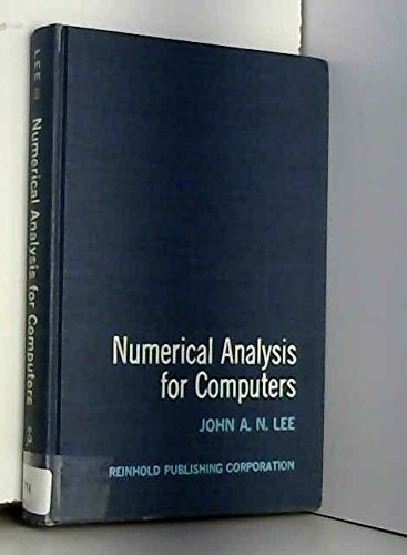 Book Numerical Analysis for Computers free