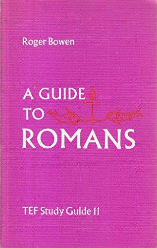 Book Guide to Romans (Theological Education Fund Guides) free