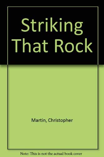 Book Striking That Rock: Sydney Carter And Donald Swann In An Exploration Of The Holy Land free