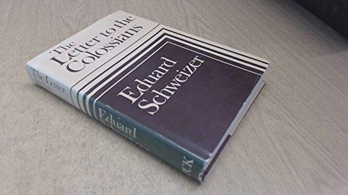 Book Letter to the Colossians free