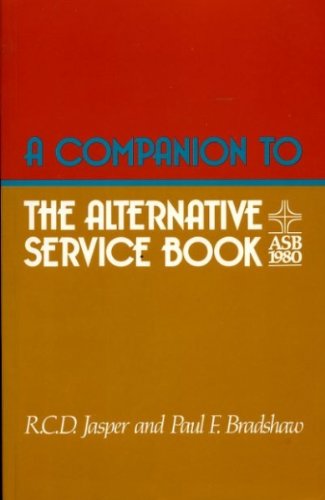Book A COMPANION TO THE ALTERNATIVE SERVICE BOOK free