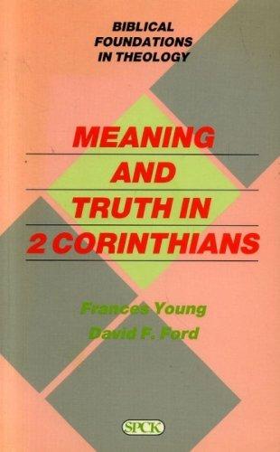 Book Meaning and Truth in II Corinthians free