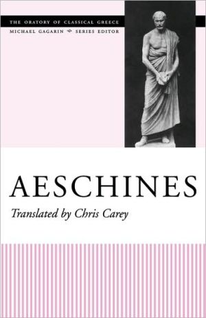 Book Aeschines (The Oratory of Classical Greece, Vol. 3; Michael Gagarin, free