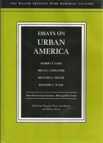 Book Essays On Urban America free
