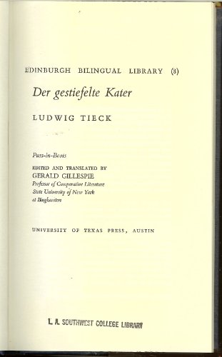 Book Der gestiefelte Kater: Puss-in-Boots (Edinburgh bilingual library) free