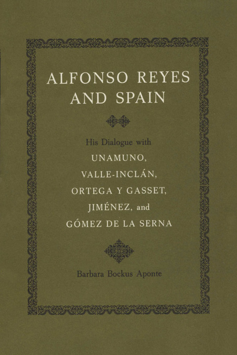 Book Alfonso Reyes and Spain free