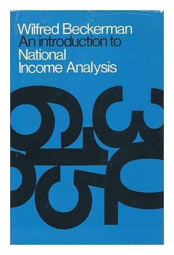 Book An introduction to national income analysis free