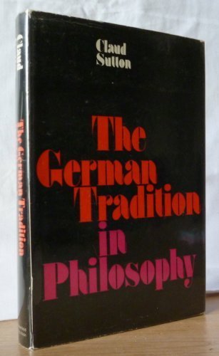 Book The German Tradition In Philosophy free