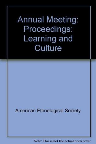 Book Learning And Culture (its Proceedings Of The Annual Spring Meeting) free