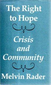 Book The Right to Hope: Crisis and Community free