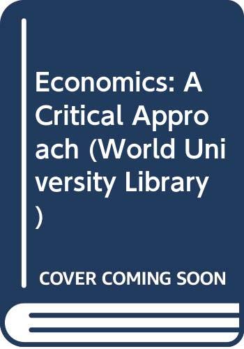 Book Economics: A Critical Approach free