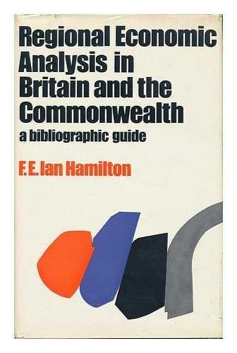 Book Regional Economic Analysis In Britain And The Commonwealth: A Bibliographic Guide free