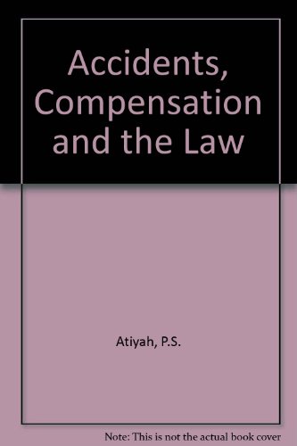 Book Accidents, compensation and the law (Law in context) free