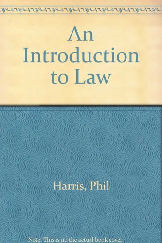 Book An introduction to law (Law in context) free