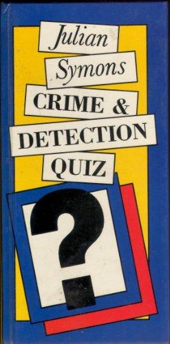 Book Julian Symons Crime and Detection Quiz free