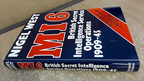 Book MI 6 : British Secret Intelligence Service operations, 1909-45 free
