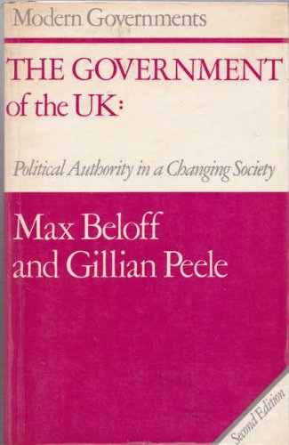 Book The government of the UK: Political authority in a changing society (Modern governments) free