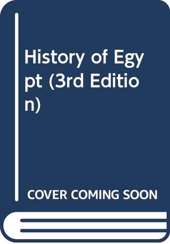 Book History Of Egypt (3rd Edition) free