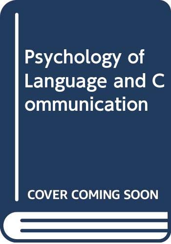 Book Psychology of Language and Communication free
