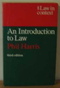Book Introduction to Law (Law in Context) free