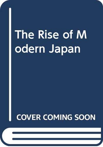 Book The Rise Of Modern Japan free