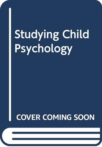 Book Studying Child Psychology free