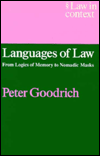 Book Languages of Law: From Logics of Memory to Nomadic Masks (Law in Context) free