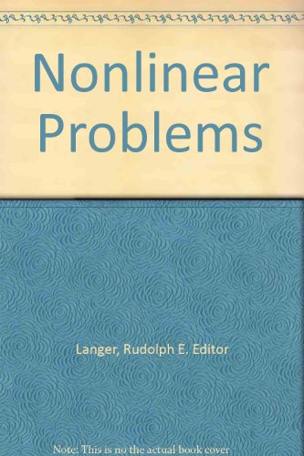 Book Nonlinear Problems: Symposium, 1962 free