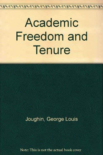 Book Academic Freedom And Tenure: A Handbook Of The American Association Of University Professors free
