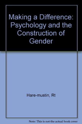 Book Making a Difference: Psychology and the Construction of Gender free