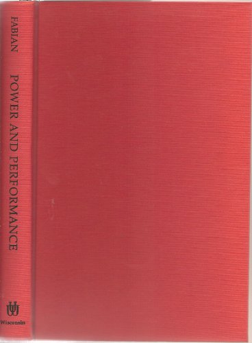 Book Power And Performance: Ethnographic Explorations Through Proverbial Wisdom And Theater In Shaba, Zaire (new Directions In Anthropological Writings) free