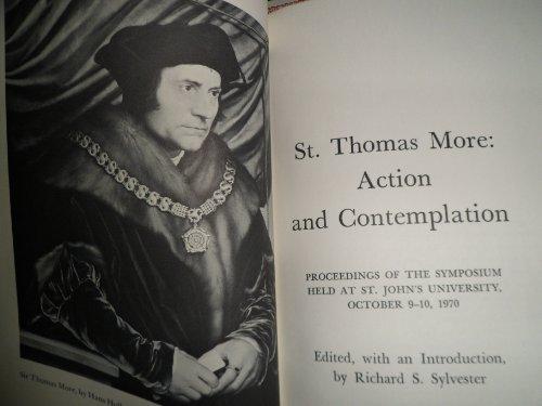 Book St. Thomas More: action and contemplation;: Proceedings free