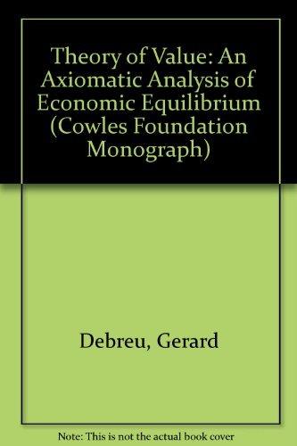 Book Theory of Value (Cowles Foundation Monograph) free