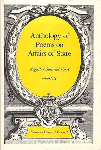 Book Anthology of Poems on Affairs of State: Augustan Satirical Verse, 1660-1714 free