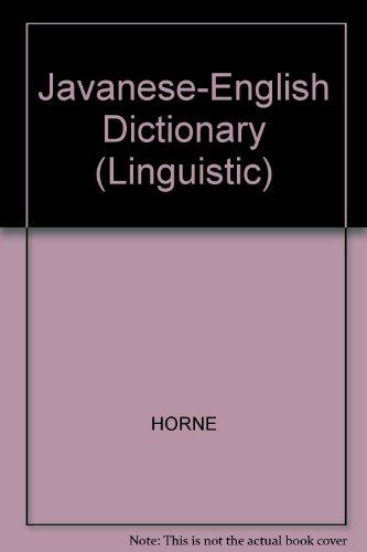 Book Javanese-English dictionary (Yale linguistic series) free