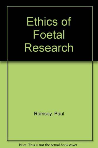 Book The Ethics Of Fetal Research free